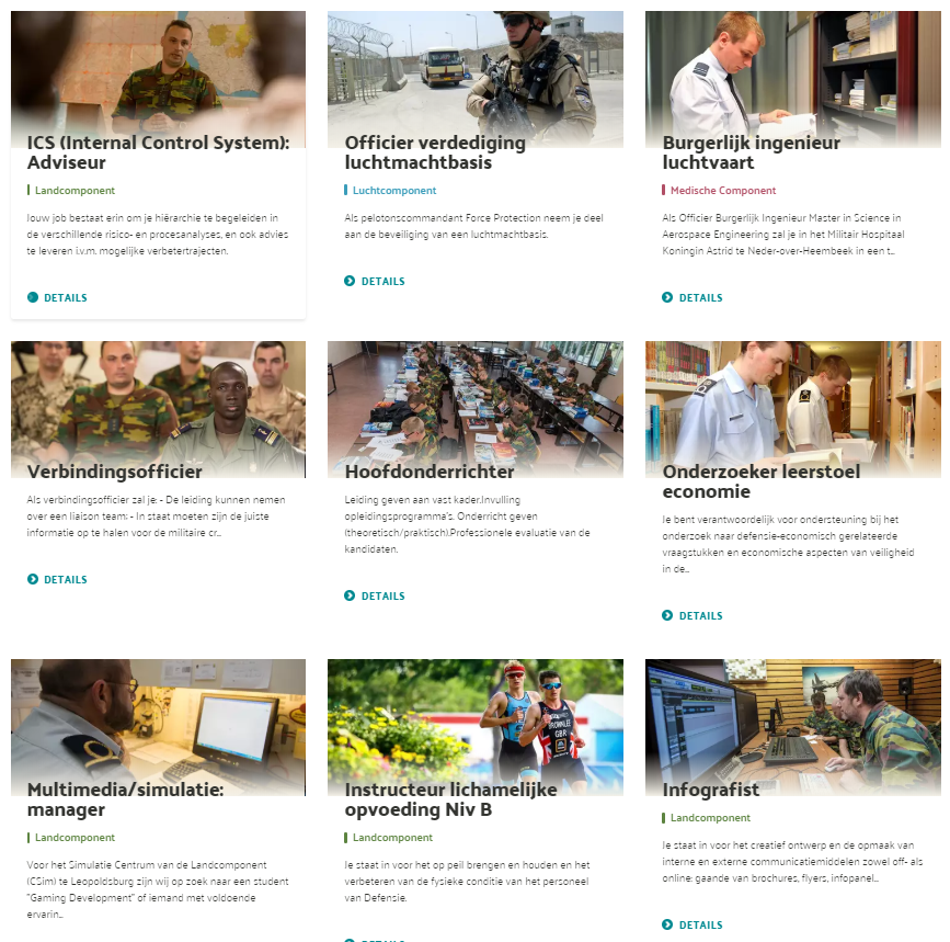 BeMilJobs's tweet photo. Ontdek alle vacatures van Defensie. Niet zeker wat bij jou past? Gebruik de missiekiezer 👇
https://t.co/MCD5SwNy1M #MilJobs https://t.co/NGsafNxF97