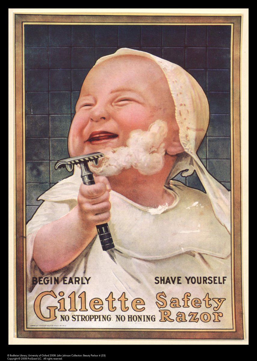 bodleianlibs's tweet photo. Advertising is Good for You!

Drop into our free #ArtOfAdvertising exhibition at the Weston Library.

From shaving babies to magnetic corsets (the 'very thing' for ladies), discover the clever techniques behind nearly 100 years of marketing.

https://t.co/Cbezt34nV5

#OpeningUpOx https://t.co/ZWDfkNFAp1