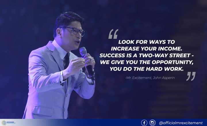 When you are given an opportunity, grab it! Don't hesitate. Make the most out of it. Because one day, you'll find yourself where you have always dreamed of.