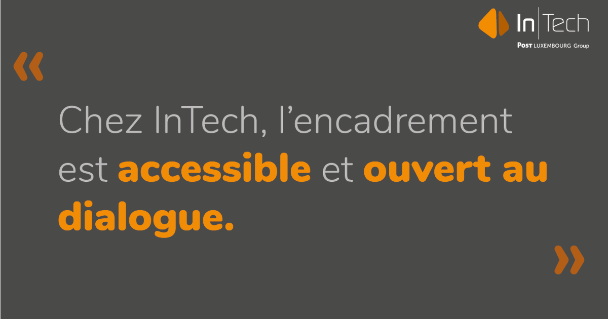 intech_lux's tweet photo. Nous croyons beaucoup au pouvoir du dialogue. Toutes les difficultés peuvent se résoudre lorsqu’on associe confiance, honnêteté et respect. 

@GPTW_Lux https://t.co/HUhrjn2OTW