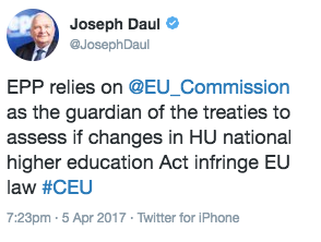 But Comm is not only institution which deserves criticism +3 years to issue ruling on this crucial pressing issue is not serious As for  @EPP/ @EPPGroup esp  @ManfredWeber &  @JosephDaul, shame on them for never enforcing their red lines, which as we now know were just bullshit