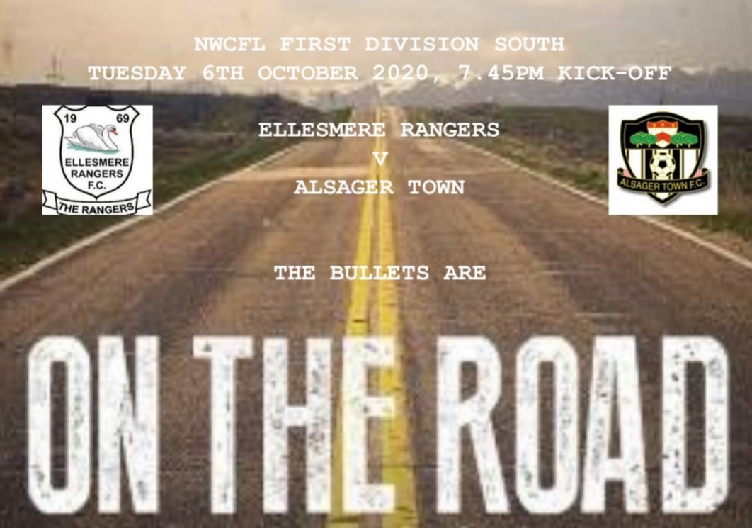alsagertown_fc's tweet photo. TODAY IS MATCH DAY!
And the Bullets are off to #Shropshire to face @EllesRangers_FC
Kick-off is 7.45pm
#ComeOnYouBullets #BulletsOnTheRoad https://t.co/18MKWKqLIn