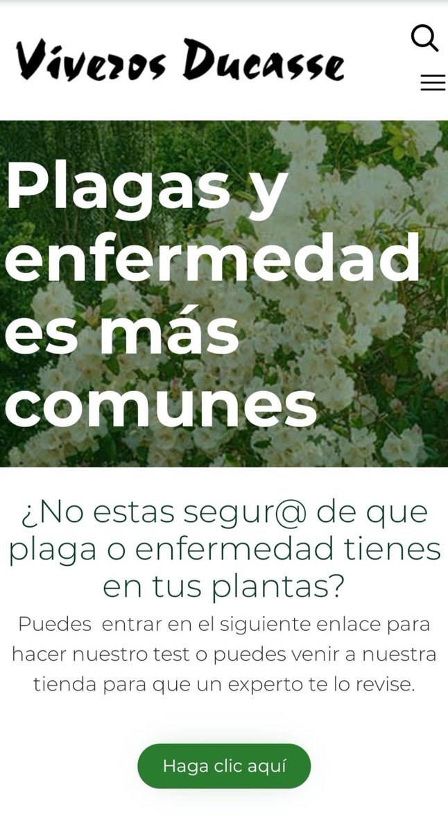 Buenos días familia!!! Hoy  abrimos nueva sección en nuestra página web, que ayuda a determinar que tipo de plaga o enfermedad podríais tener en vuestras plantas. Sólo tenéis que pinchar en el link, responder unas preguntas y listo!!! Super fácil!!!!
