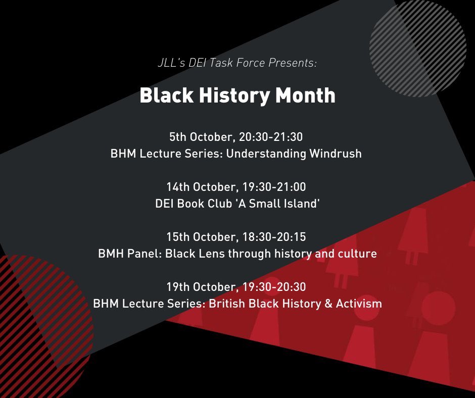 JLLPresident's tweet photo. We’re honouring #BlackHistoryMonth at @JrLeagueLondon with a series of educational events. We need to learn and understand history to effectively serve our communities. Engage. Understand. Act.   #jllbettertogwther https://t.co/XXY4pr3Fd9