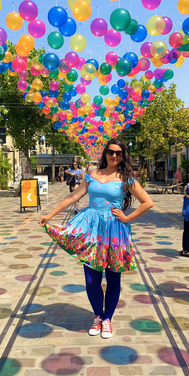 Day 6 of 31 of my « a dress a day keeps the blues away  » : Angélique mini dress by  @HellBunny !