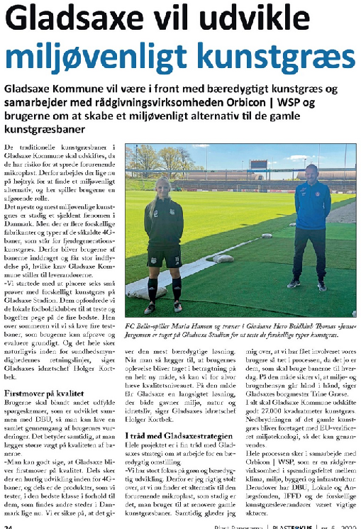 Gladsaxe laver et fedt frontløberarbejde for bedre og mere bæredygtige kunstgræsløsninger.
ipaper.ipapercms.dk/TechMedia/Plas…