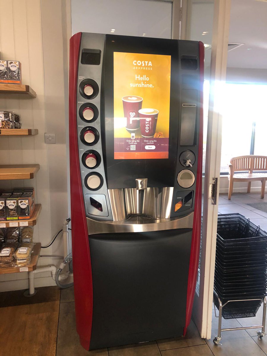 ThorpeFarmTweet's tweet photo. You can now grab Costa on the go with our new coffee machine located in the Farm Shop ☕️

Find all of your favourites at the touch of a button! 

#ThorpeFarm #CostaCoffee #FarmShop #A66 https://t.co/oIUZubh7iT