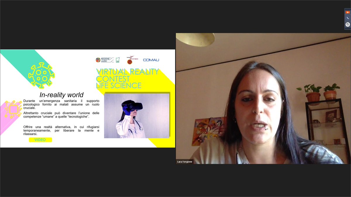 fmdigitale's tweet photo. Lara Forgione presenta ''IN-REALITY WORLD''! #contailcarattere #VirtualRealityContest #ScoutingtheFuture #LifeScience
@LazioInnova @comaugroup
@RegioneLazio https://t.co/8CnRTQJtSn