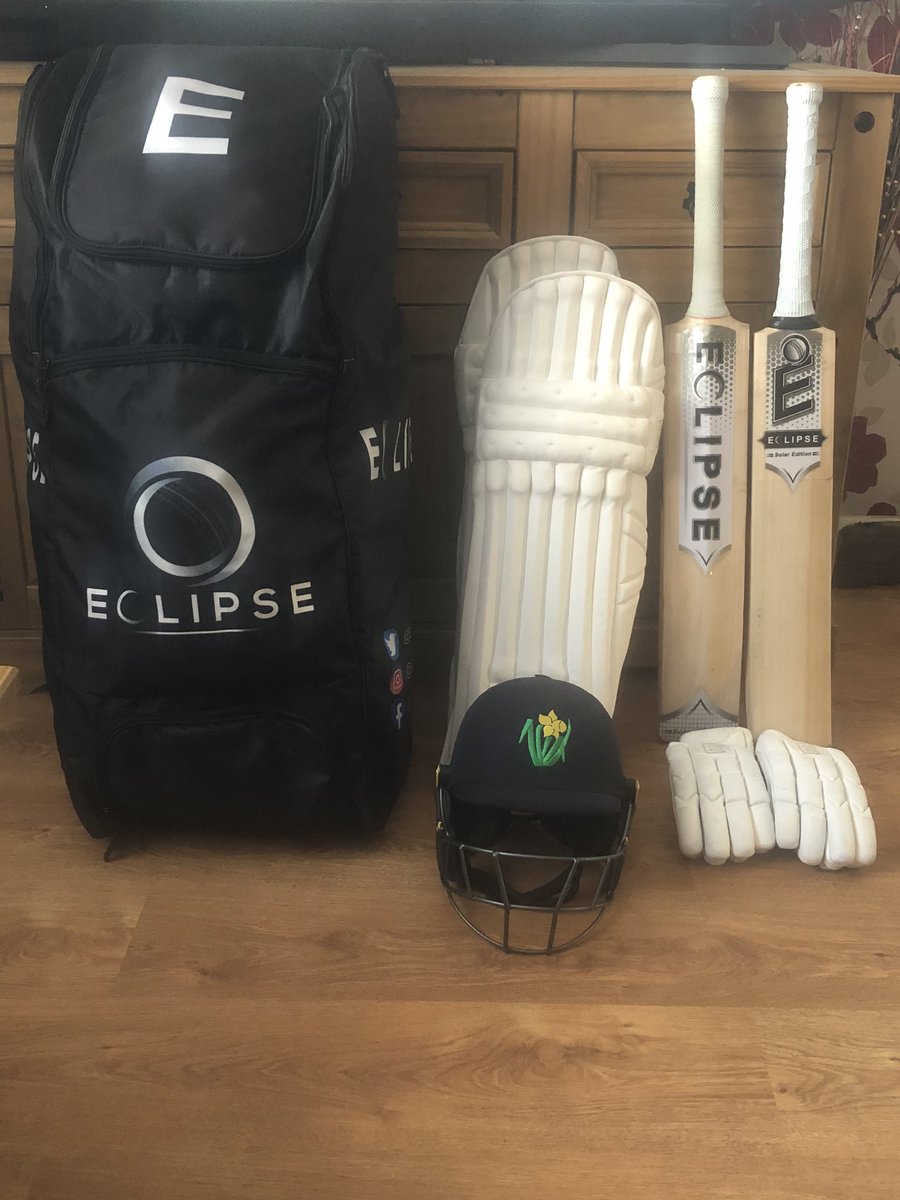 Thank you to @Eclipse_Cricket for kitting me out for the 2021 season. Happy to be on board. Check them out!