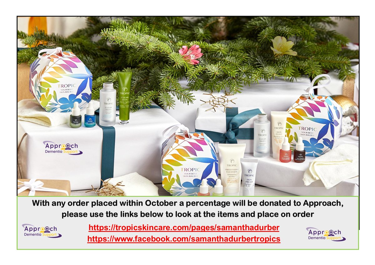 ApproachStaffs's tweet image. Any order placed in October, Approach will receive a donation, please click on the links below to place an order
tropicskincare.com/pages/samantha…
facebook.com/samanthadurber…