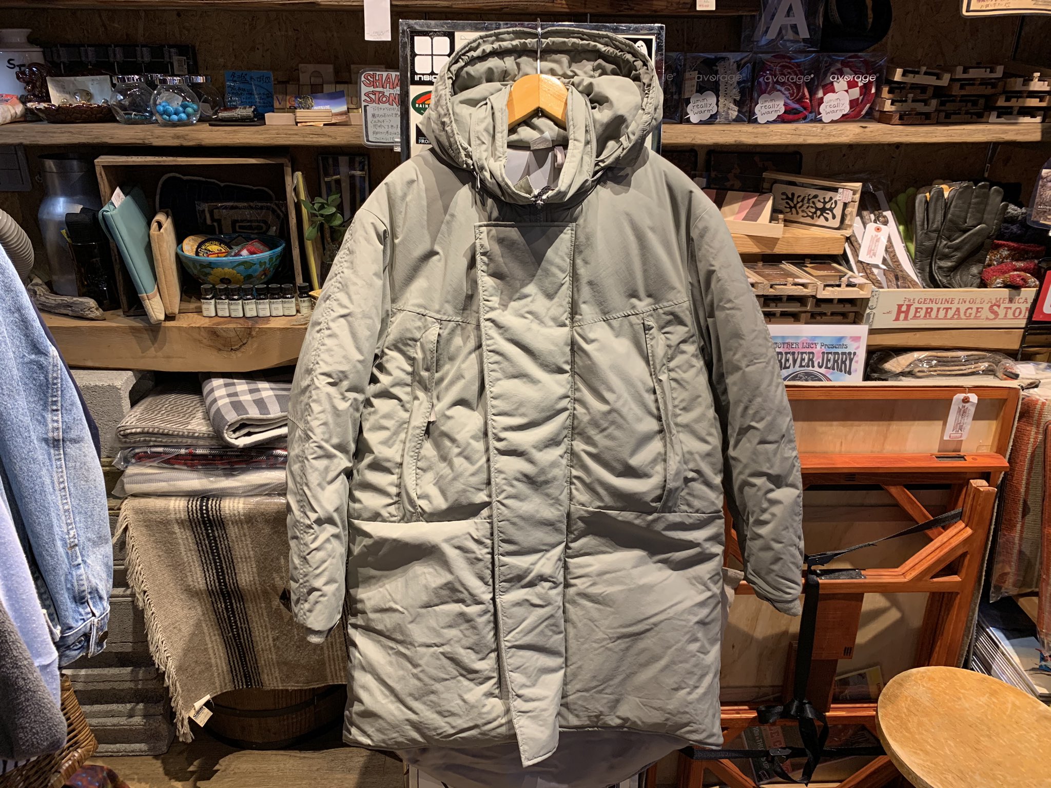 ヒューストン/LEVEL7 モンスターパーカー シンサレート コヨーテ色 S