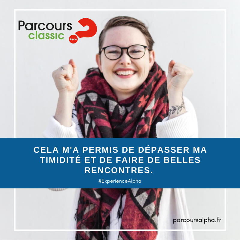 ParcoursAlpha's tweet image. Le Parcours Alpha change la vie ! 🔥😍
Tentez l'expérience Alpha à la rentrée 😉
parcoursalpha.fr
#ExperienceAlpha 
#témoignages #timidité #rencontre 
#vie #foi #sens