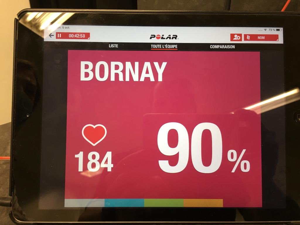 Accompagnée de son entraineur Vincent Betbèze et de Brice Latruffe son préparateur physique, Jade Bornay (Centre fédéral de tennis)  fut la 1ère sportive à bénéficier de ce partenariat en effectuant dans la thermoroom une séance de vélo en fractionné de 45 minutes