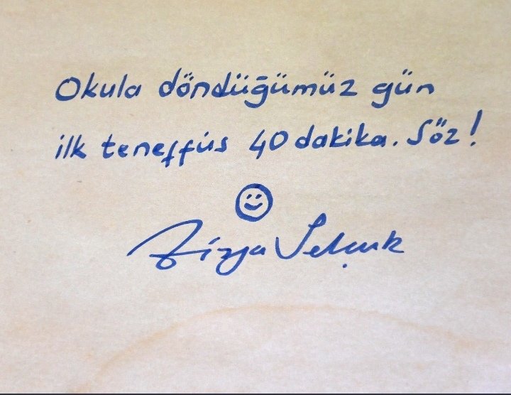 - Unutmayalım
#okullaraçılıyor