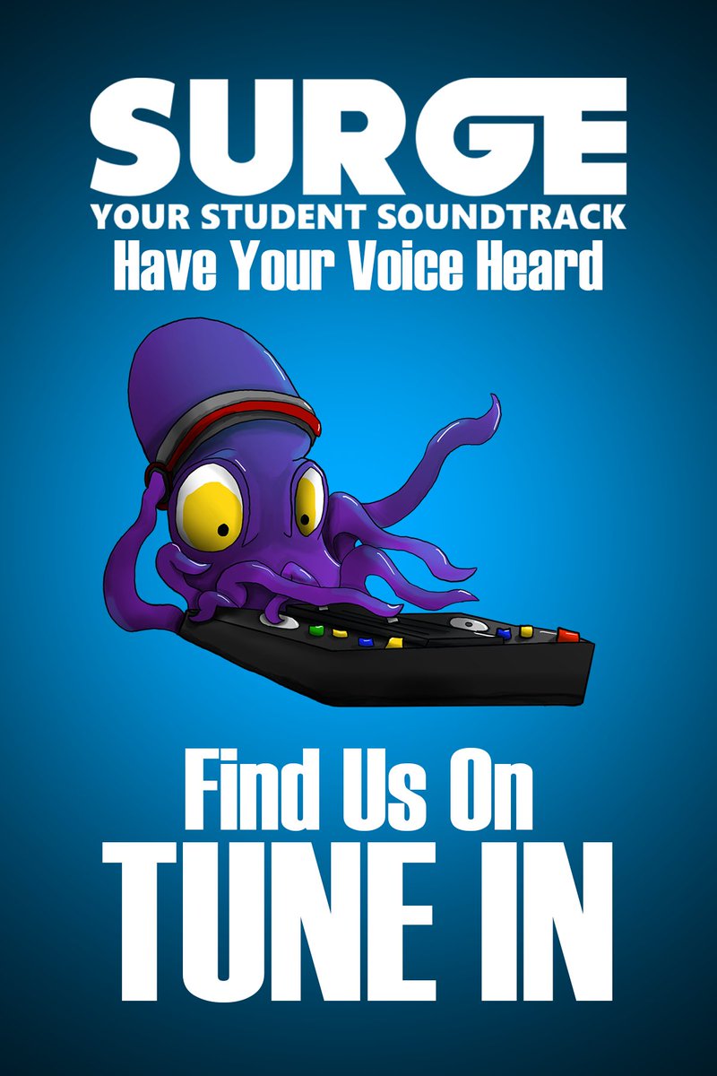 Surge Radio is back on air! Search us up on TuneIn to listen in!