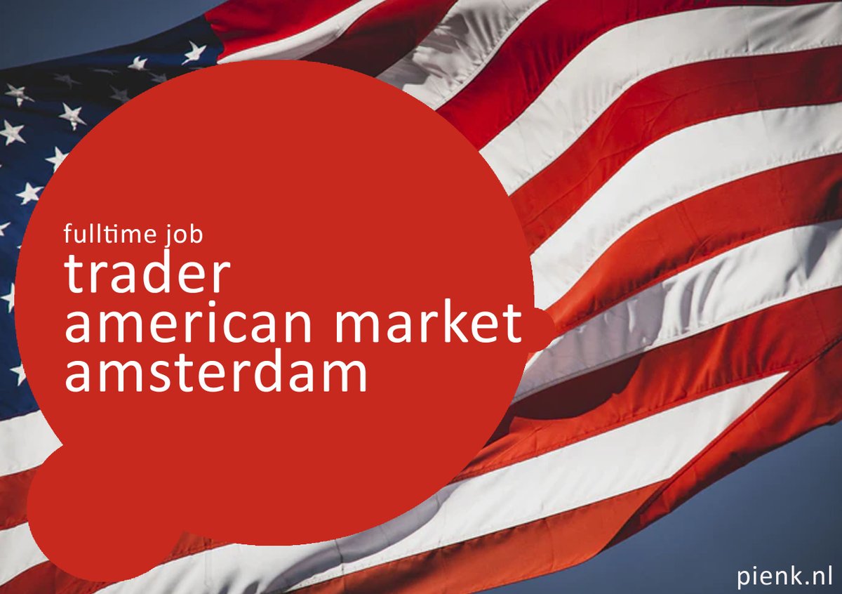 PienkNL's tweet image. For an international trading house based in Amsterdam, we are looking for an experienced Trader, with a focus on the American market! Read more: pienk.nl/vacatures/vaca… #jobinamsterdam #experiencedtrader #vacancy #american #amerika #fulltime #amsterdam #pienk