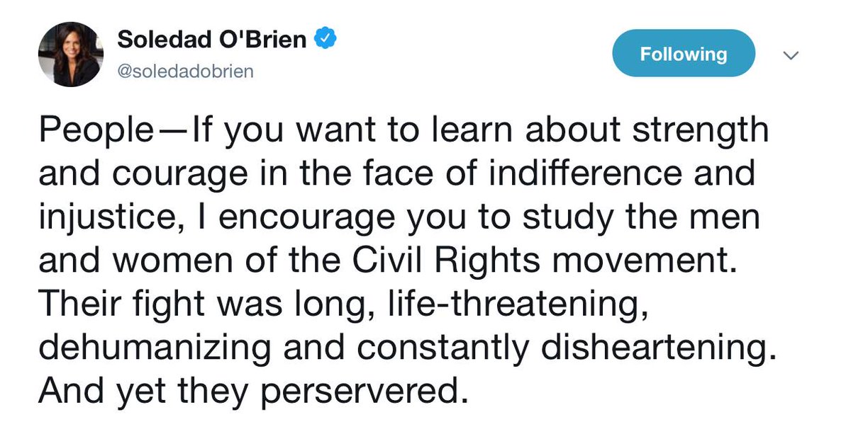 Written two years ago today, and never more relevant. cc:  @soledadobrien Your anger is justified. Your fear is justified. Disappointment, frustration, the whole gamut of emotions: justified. Now what?Study the American Civil Rights Movement.