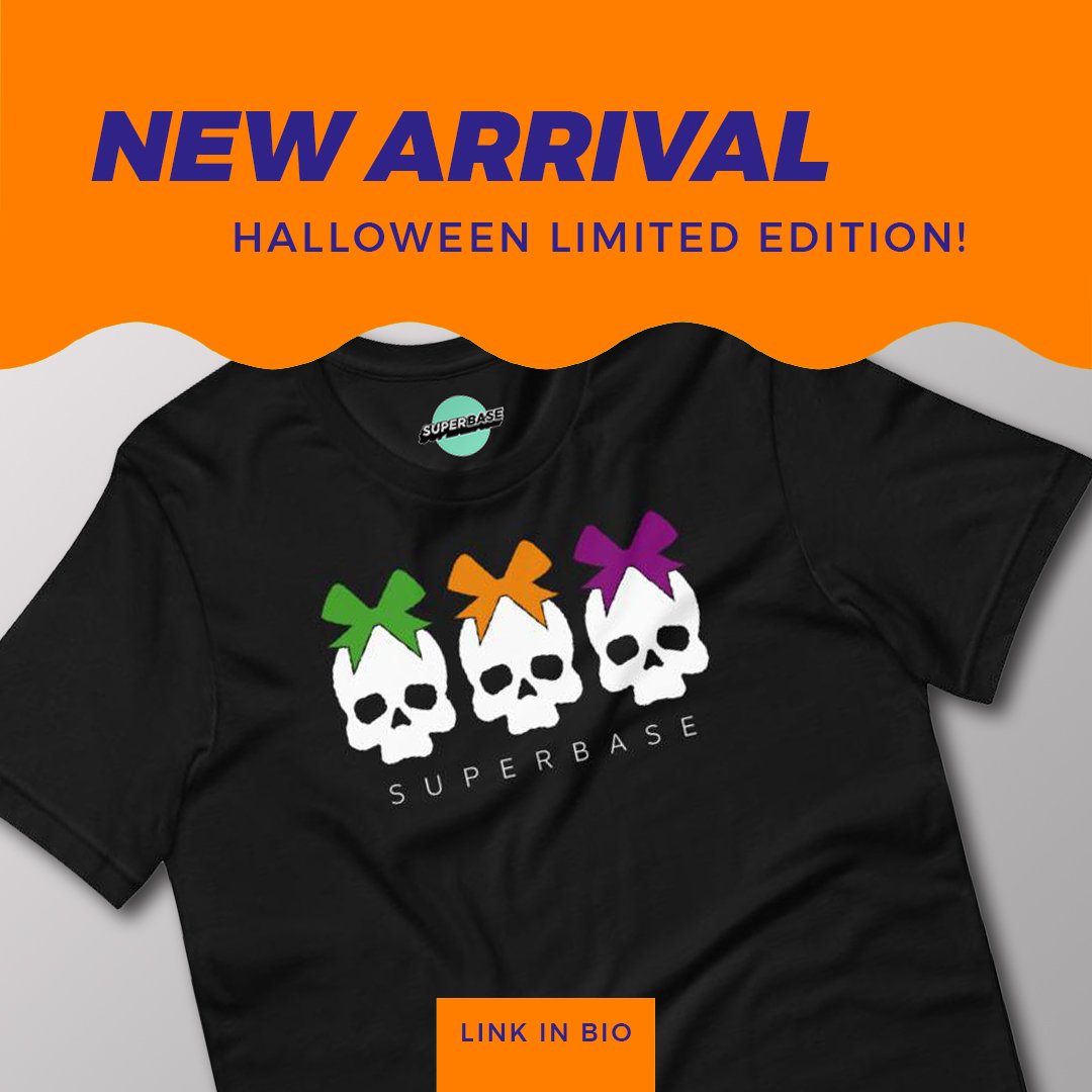 superbaseuk's tweet image. Get your hands on this special LIMITED EDITION Halloween colourway of our Skull Bow Trio t-shirt. Get yours now but be quick as these colours are only available until the end of October!
 superbase.shop.
💀🎀
.
 #bows #halloween #tshirt #fashion  #cheerleading #apparel