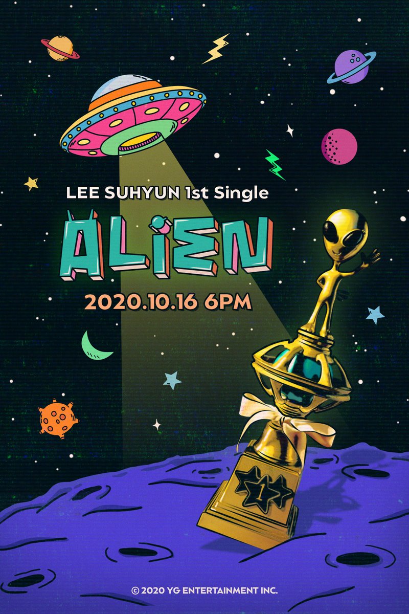 LEE SUHYUN ‘ALIEN’ TITLE POSTER

1st Single
✅2020.10.16 6PM

#이수현 #LEESUHYUN #1stSingle #ALIEN #TitlePoster #Release #20201016_6PM #YG