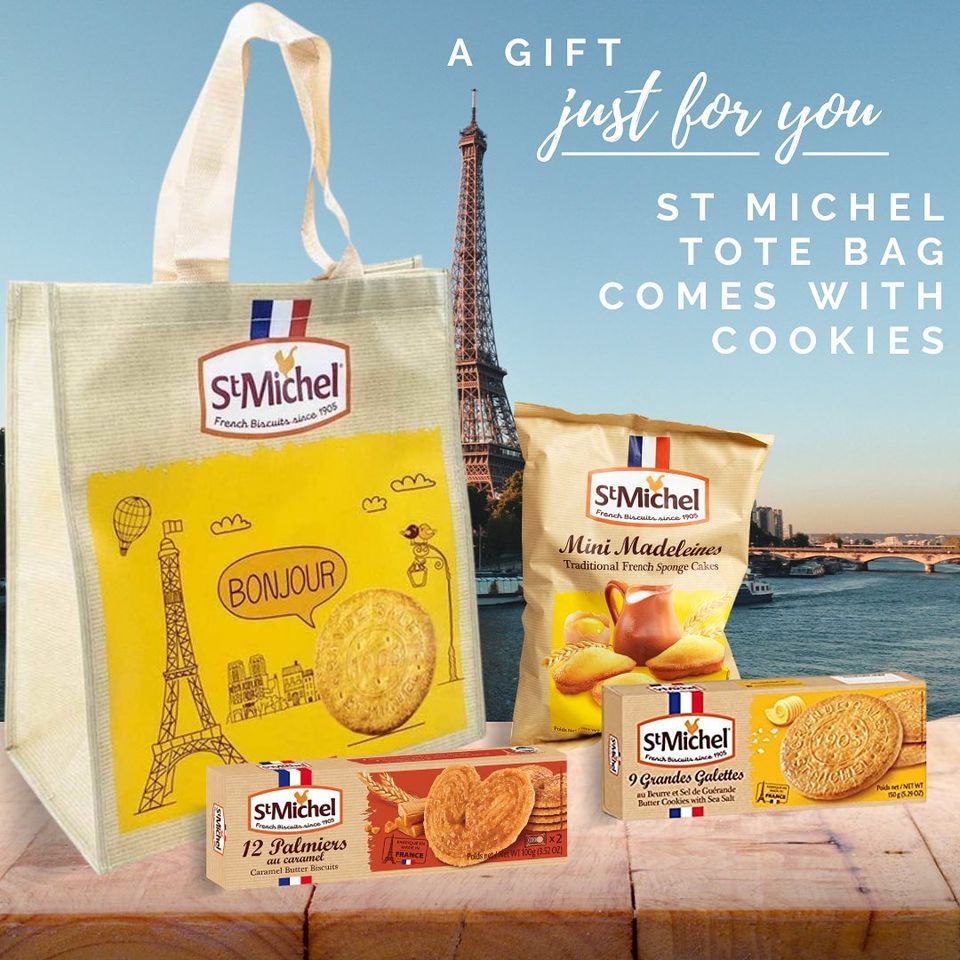 St Michel Grandes Galettes Butter Cookies Biscuits with Sea Salt