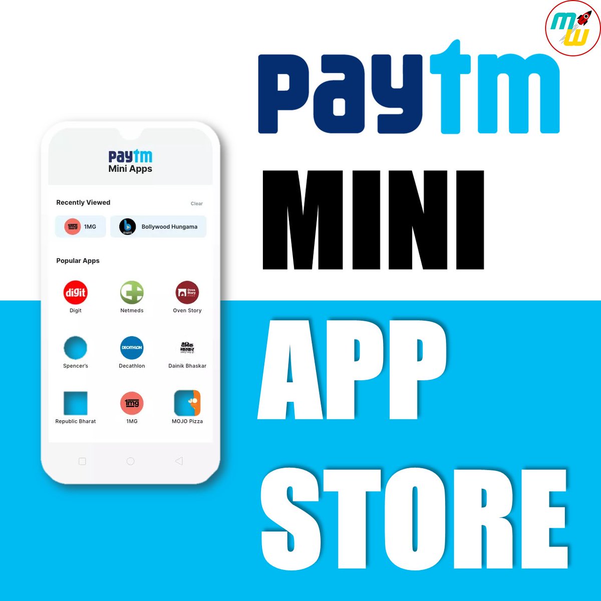 MW_shorts's tweet photo. @Paytm's Mini App Store only has a few apps listed, although Paytm plans to list 300 services in the coming days!

Kya #Google sankat me hai?
What is your #view on this?

#Paytm #paytmkaro #tuesdayvibes #MarketingDigital #PlayStore #GooglePlay #marketing https://t.co/IvSiLUd9YT