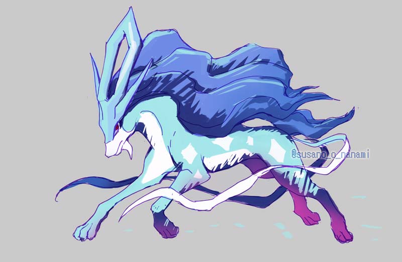 すさノお ポケモンとかのイラストを描く Na Twitteru スイクンさん すさノお ポケモンとかのイラストを描く Na Twitteru スイクンさん