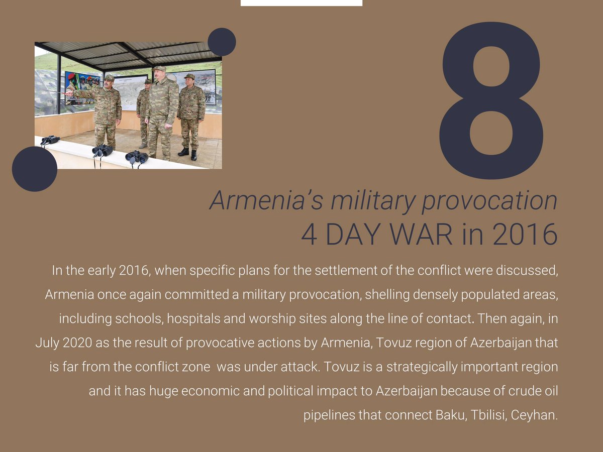 8. 4 Day War - The biggest provocation in the conflict zone since the cease-fire was established