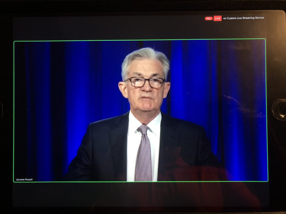 Powell at #NABE2020: “Wear a Mask”