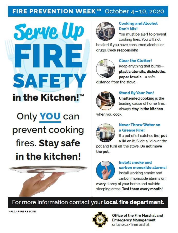 StoneMillsFD's tweet photo. This years fire prevention week theme is fire safety in the kitchen. Fires in the kitchen are one of the most preventable fires. Follow these tips to keep you and your family safe from fire in the kitchen.#FirePreventionWeek2020 #kitchenfiresafety https://t.co/CXYUk0CQL9