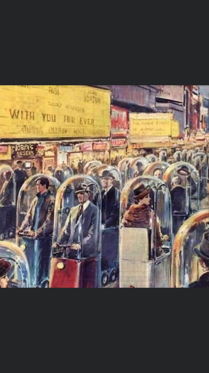 This painting by artist Walter Molino  in 1962...titled “Life in 2022”