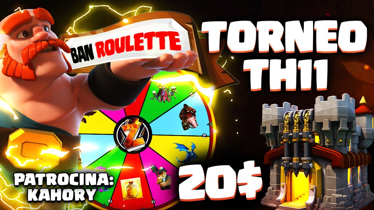ZolokOficial's tweet photo. 📢MAÑANA: NUEVO TORNEO BAN ROULETTE😍

🔥Torneo patrocinado por @Kahory_14 (si quieres patrocinar escríbeme)🔥

✅AYUNTAMIENTO 11 
✅20$ AL GANADOR
✅16 Plazas para los que contestéis a ESTE TWIT
✅Incremento de Bans por Ronda

20h 🇪🇸 15h 🇨🇱🇦🇷 13h 🇲🇽

👇🏽👇🏽
https://t.co/ipCWIAx8Vq https://t.co/lbXDC5jsrL
