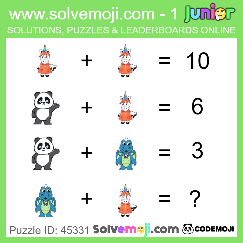 solvemoji's tweet photo. For more puzzles and solutions visit our website!

https://t.co/DamcHjV0ab
#solvemoji #Codemoji https://t.co/n46MhthAg4
