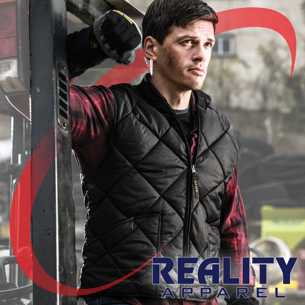 Realityworkwear's tweet photo. It is starting to get Cool. Make sure you stay warm.  This quilt insulated vest from GAME is perfect worn alone or as a layering piece. 

https://t.co/24Qlazyd0x
#workhardplayhard https://t.co/caKViyWTml