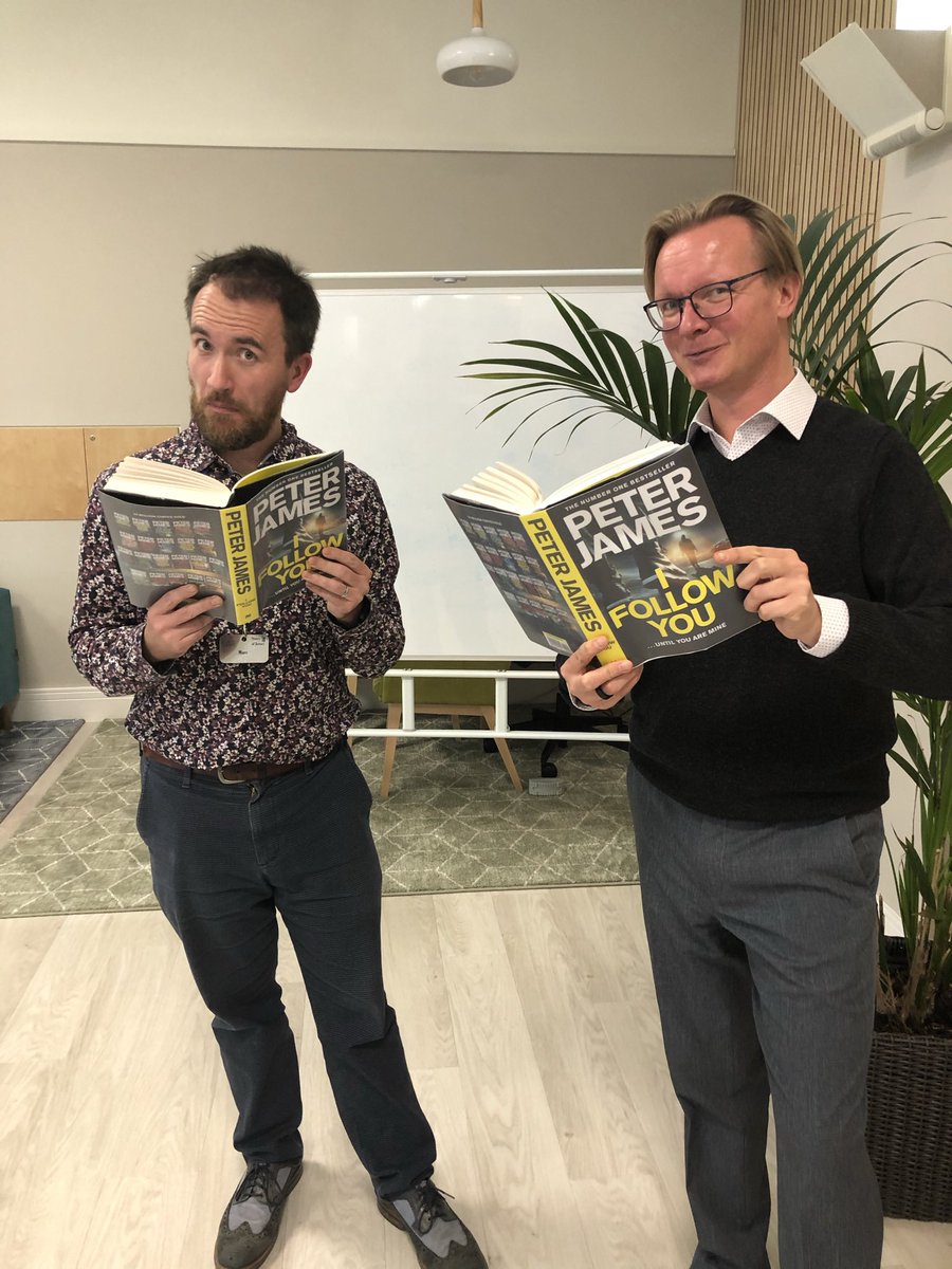 Good to catch-up with <a href="/Elizaphilips/">Eliza Philippidis</a>, talking about the return of the BBC Book Club.  Next next month I’ll be back on air with <a href="/marcsweeney/">Marc Sweeney</a>, talking about <a href="/peterjamesuk/">Peter James</a>’s I Follow You.  Copies available to borrow now from <a href="/JerseyLibrary/">Jersey Library</a>. <a href="/BBCJersey/">BBC Jersey</a> <a href="/BBCGuernsey/">BBC Guernsey</a>