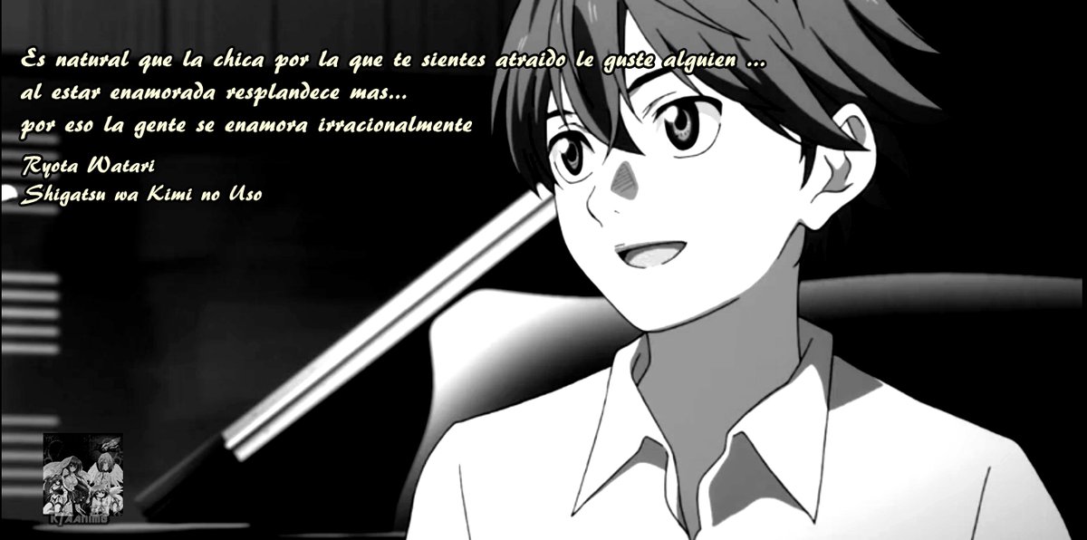 Frases de Anime ツ on X: El Personaje: Ryota Watari ! El Anime: Shigatsu wa  Kimi no Uso . Frase aportada por @leandro.ojeda121    / X