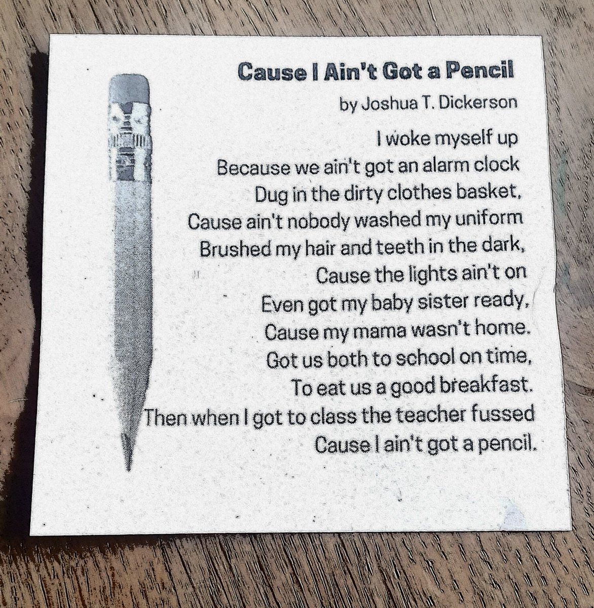 As adults working in a school we should always be mindful of what our kids face when they're not with us. Thank you @MsWaterfall_  for sending all LHS staff this wee poem as a reminder 💙