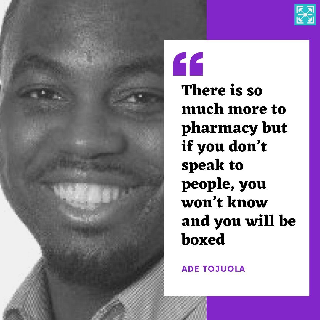 Our  #Pheroes for today is Ade Tojuola  @ATojuola As founder of  http://Pharmacistweb.com , Ade stresses the importance in surrounding yourself with a supportive network. Keeping Black pharmacists well connected is a contribution worth celebrating! #BPC  #BlackHistoryMonth    #BHM  