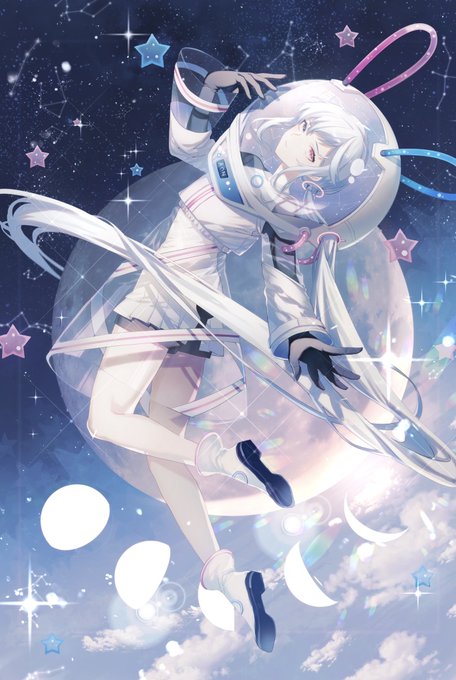 「空 宇宙服」のTwitter画像/イラスト(古い順)