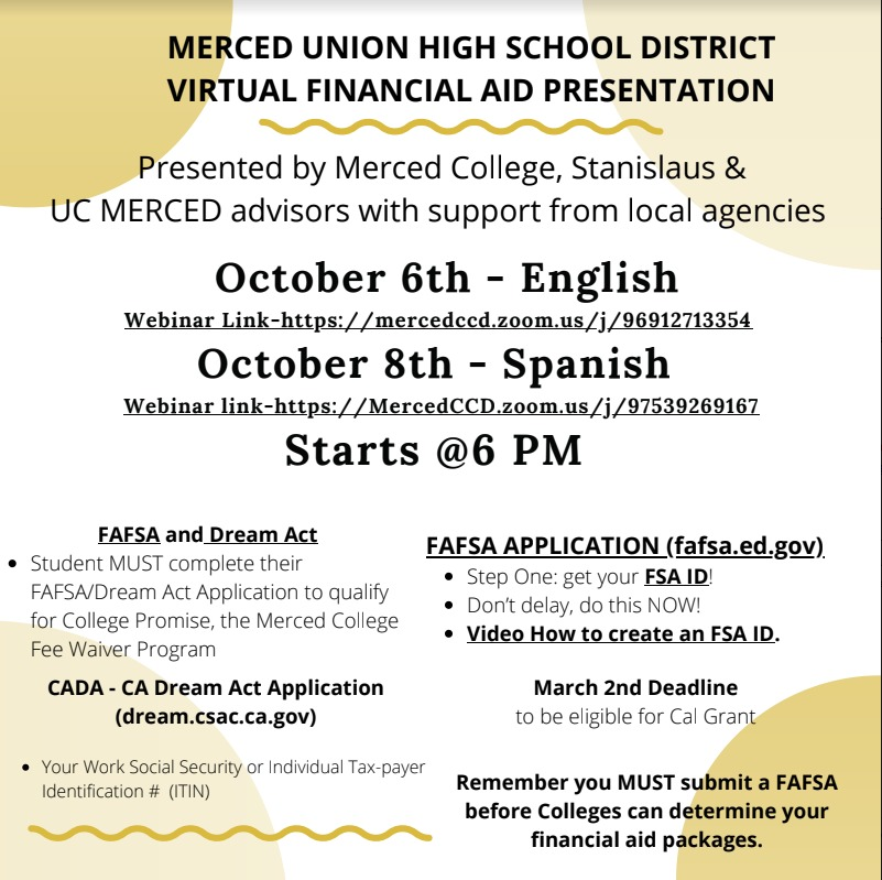 Seniors! Our first financial aid workshop is TONIGHT! Check your email for this image with live links from Mrs. Ruiz. Do NOT miss out on FREE MONEY for your education!💰
