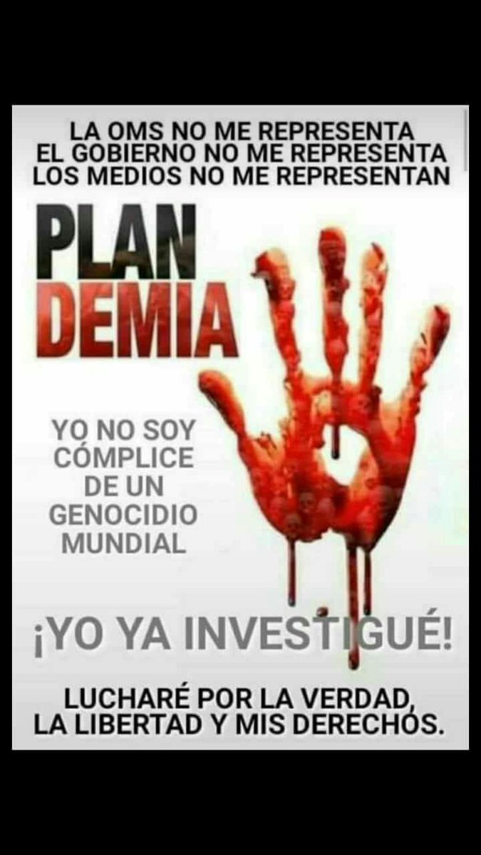 notodoxlanube's tweet photo. #plandemia #losninosnosetocan #vallekas #usera #cataluna #madrid #espana #extremadura #andalucia #valencia #barcelona #genocidio #geronticidio #infanticidio #asesinato #suicidio @VDisidente @desakordes #galicia #galiciaarde #mundo #asturias pasalo si no eres connivente https://t.co/hAvBvLJNba