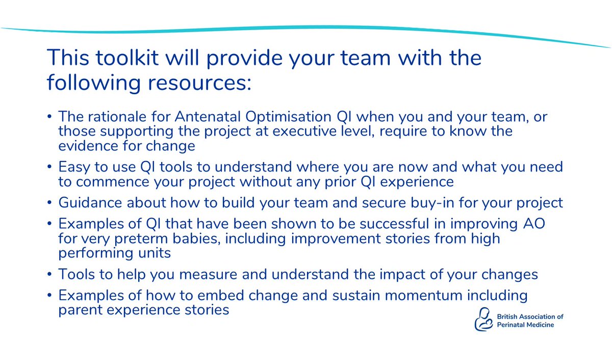 BAPM_Official's tweet photo. Are you in an improvement team or leading quality improvement around Antenatal Optimisation? The BAPM #AOToolkit has the Rationale, evidence, guidance and tools to get you started or help you on your journey.

https://t.co/keHXHAvfjH https://t.co/04AEtqOHGn