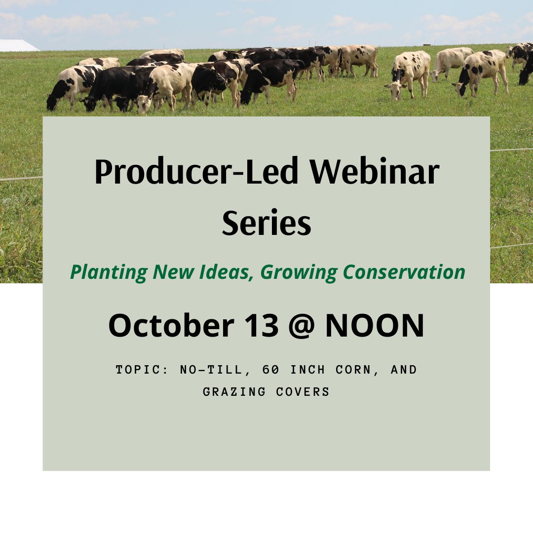 Join us LIVE from the field with Kelby Lechleitner and Matt Oehmichen at next week's Producer-Led Webinar. October 13 at NOON. Register here: forms.gle/2tRvTq5hGYqUmW…