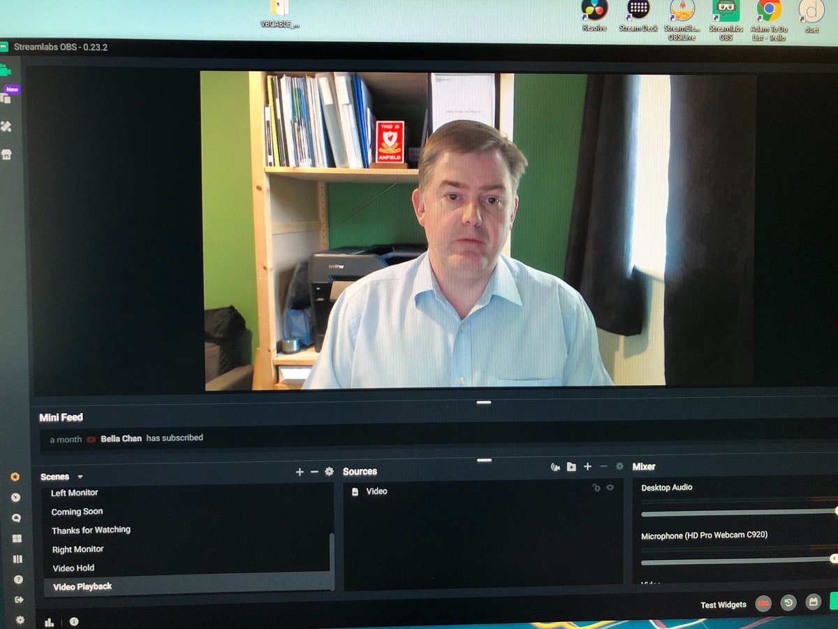 New software for broadcasting / streaming going well - doing our field manager’s meeting at the moment after it worked really well for the AGM. Odd CPD cycles this year for sure