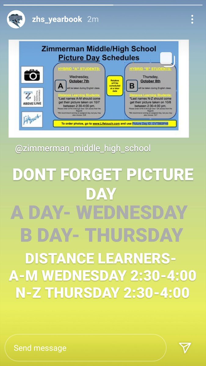 ZHS Yearbook tweet media