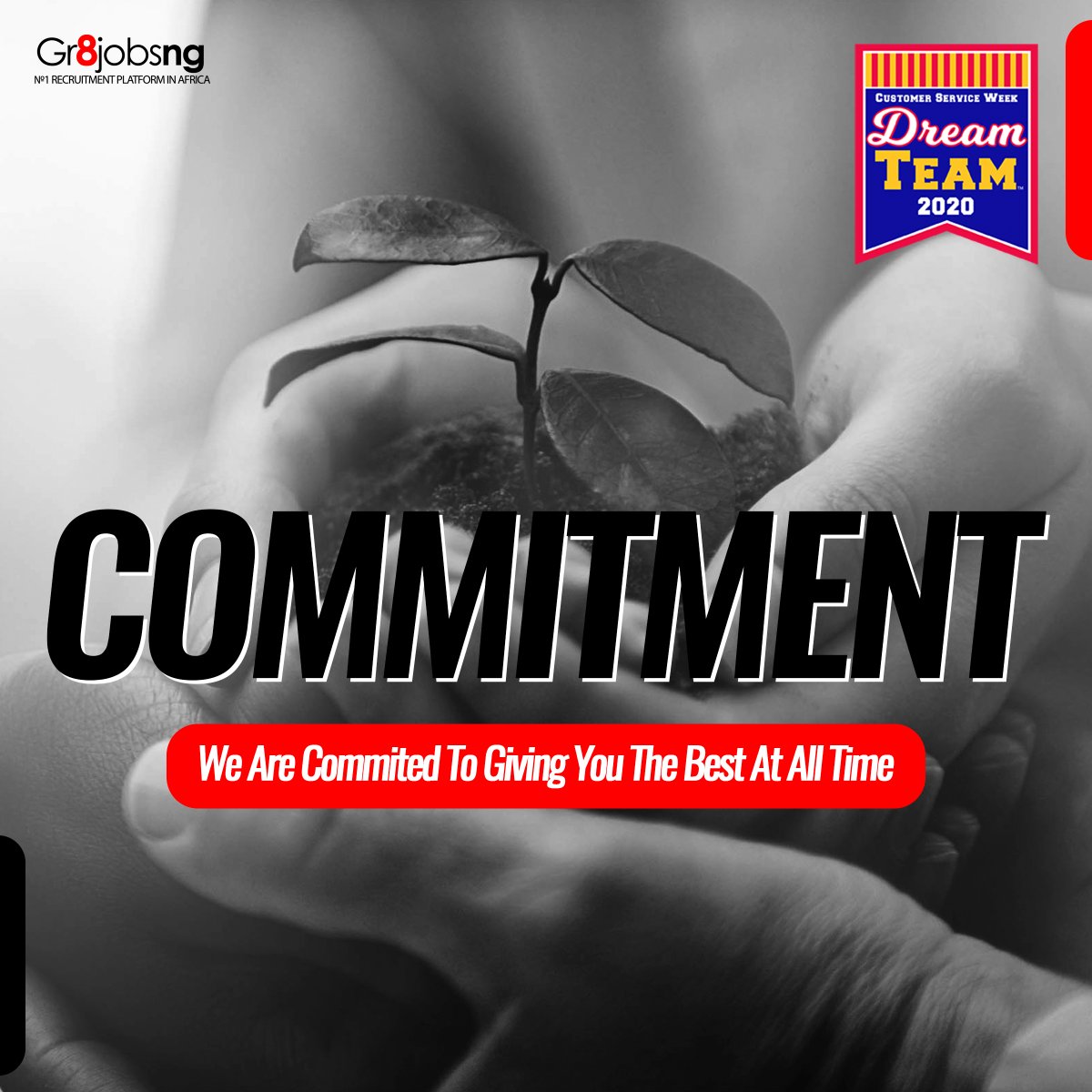 gr8jobsng's tweet photo. At U-Connect Human Resources Limited Our commitment to our customers is always on the point no wonder we are the best in HR.
Happy Customer Service.
.
.
#customerserviceweek #customerservice2020 #dreamteam2020 https://t.co/KOTnEnaWW5