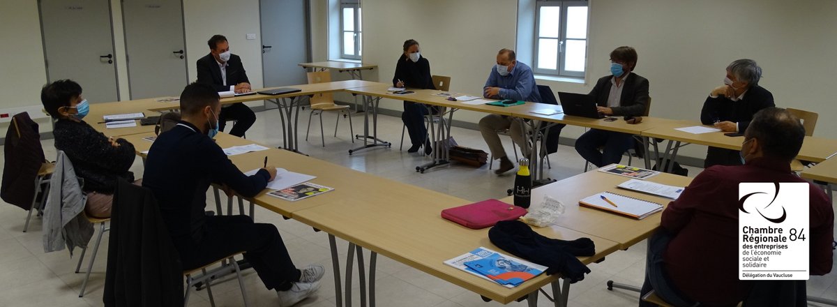 🔵Actu #CRESS84 | Un séminaire a eu lieu ce matin avec le président de la délégation <a href="/davau84/">Davau Roland</a> et le vice-président Sam KHEBIZI | Objectif🧐traduire les priorités stratégiques du projet politique du président @ESSenPACA <a href="/DenisP_CressPac/">Denis PHILIPPE</a> avec une feuille de route pour 2021⤵️⤵️