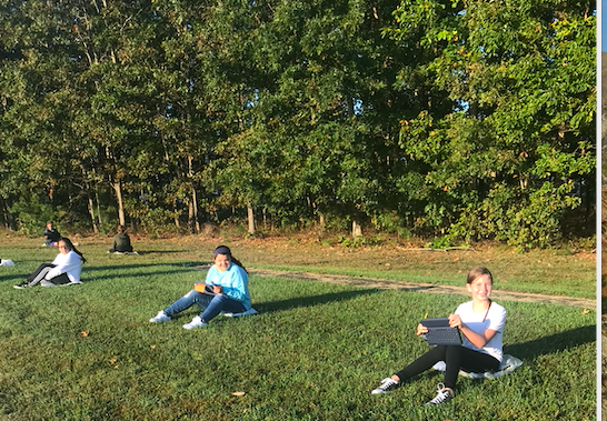 mtortorelli6's tweet photo. Great day at Middle School South! We had engineered a device to sit on to prevent Ss clothing from getting wet. Excellent discussions took place in a safe socially distant manner! So proud of these kids!!! https://t.co/6a1yg5au3S