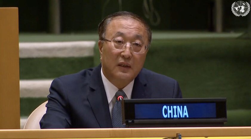#UNGA #thirdcommittee🇺🇳
#China🇨🇳 responds to #Germany,#UK & the #US,saying “pack your arrogance & prejudice & pullback from the cliff edge now.”

To 🇺🇸:”You can not cover up your poor HR records by accusing China. You are better off taking a good look at yourself in the mirror.”