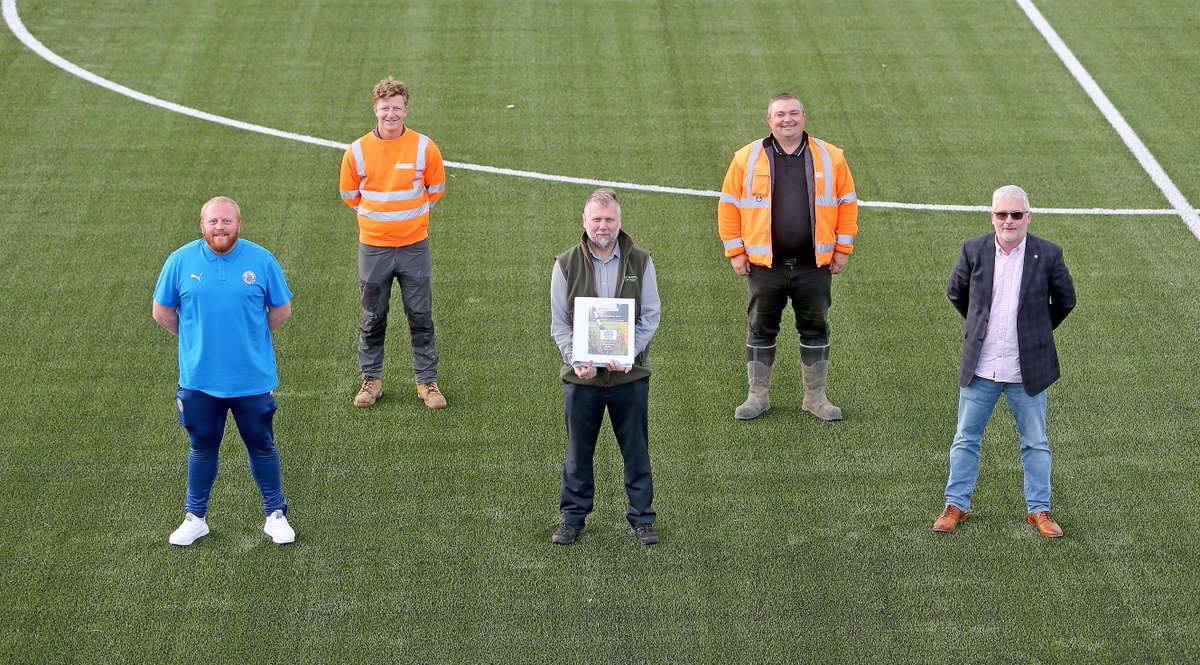 Our <a href="/BTFC/">Billericay Town FC</a> 3G playing surface community pitch was officially handed over to us this afternoon by <a href="/SCSlatter/">S&C Slatter</a> representative Steve to Billericay FC's Managing Director Alex Morrissey along with Facilities Manager <a href="/ChrisMcC2017/">ChristopherMccartney</a> plus Slatters' Jaz and Dave...#BTFC #ACommunityClub