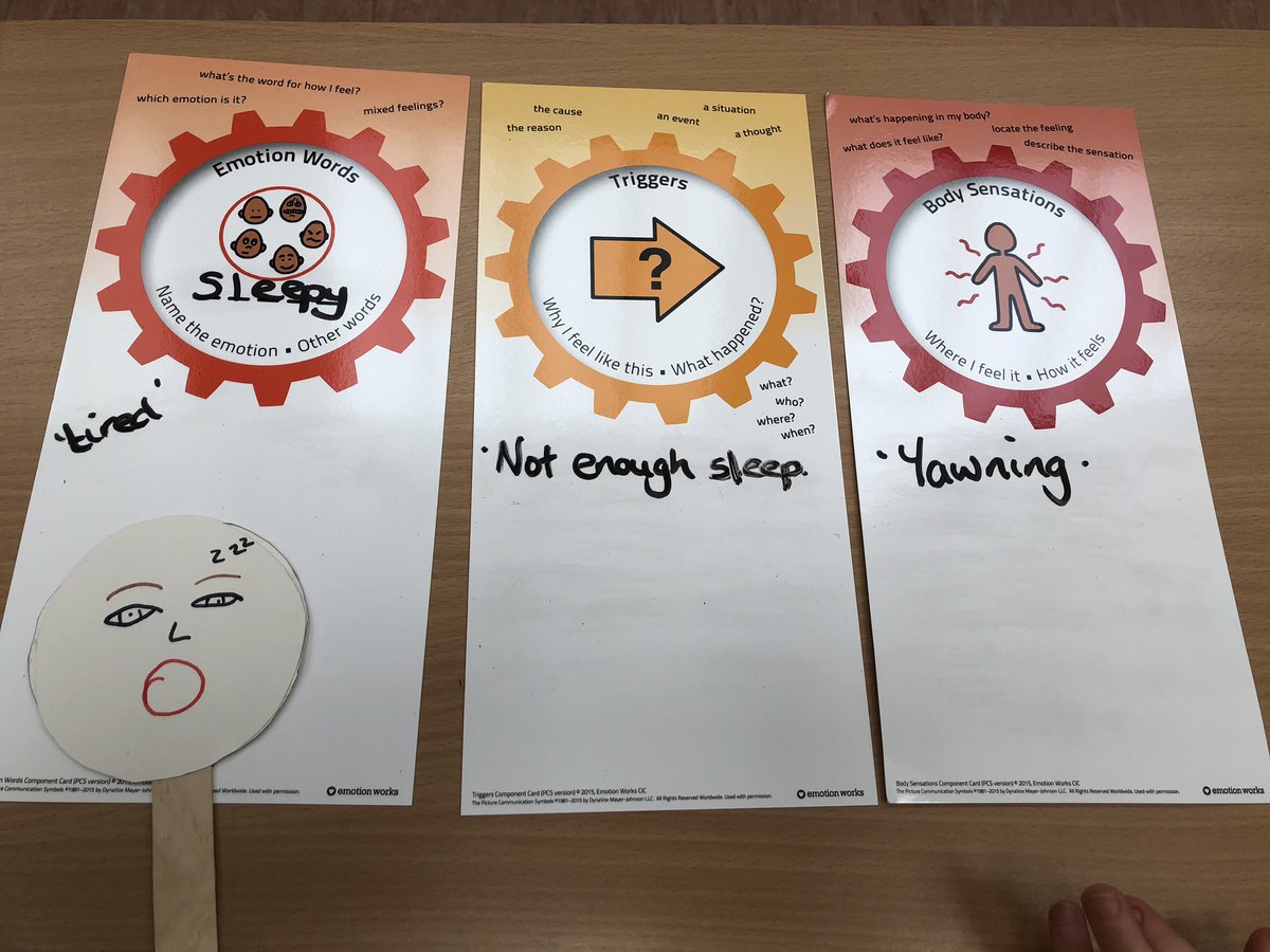 SPark2607's tweet photo. Today we used our puppets again alongside emotion works to build on our understanding of triggers and body sensations. It got tough but persevered and had some fantastic ideas! @IWBSFalkirk #WatchUsGrow https://t.co/Lv9bfz5v9H